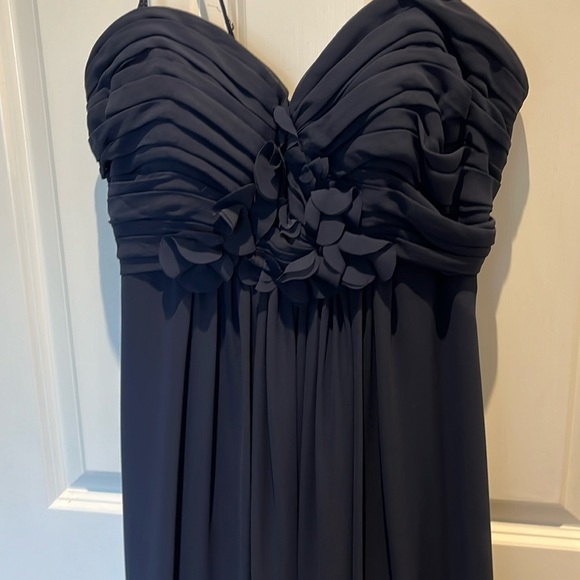 Bill Levkoff Navy Blue bridesmaid or prom dress - Picture 4 of 5